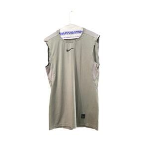 Nike Pro Men's Gray Sleeveless Dri-Fit Tank Top Size Small